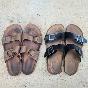 Sandals for yard work or gardening